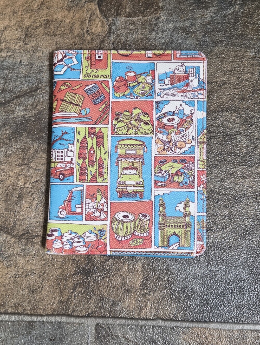 Colorful Travel Passport Holder / Wallet